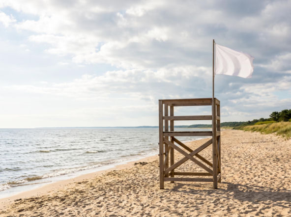 Sinice Chłopy. Czy w Chłopach można się kąpać 15.08? Flaga, warunki pogodowe