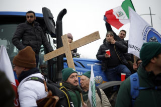 Rolnicy z całej Europy protestują w Strasburgu