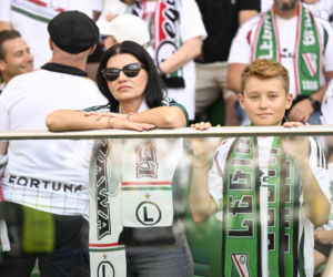 Legia Warszawa - Zagłębie Lubin: Zdjęcia kibiców