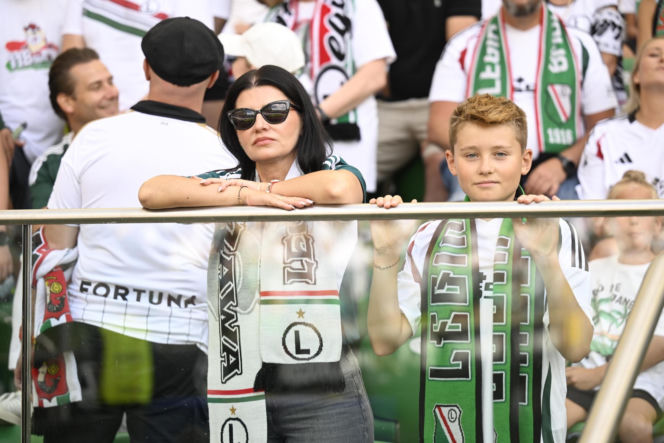 Legia Warszawa - Zagłębie Lubin: Zdjęcia kibiców
