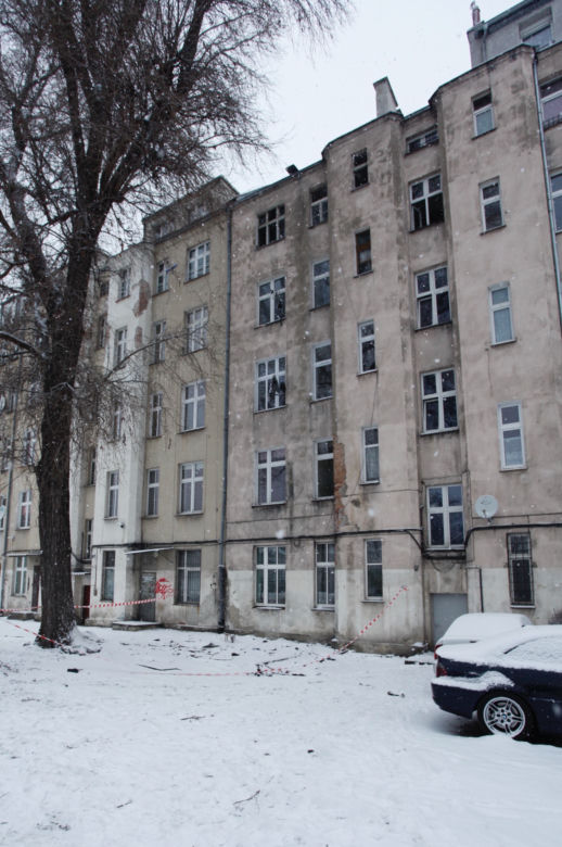 Pożar w kamienicy we Wrocławiu