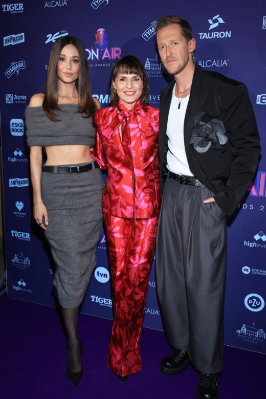  Izabella Krzan, Damian Michałowski i Agata Zjawińska