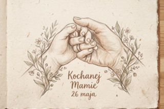 Kartka z życzeniami na Dzień Mamy