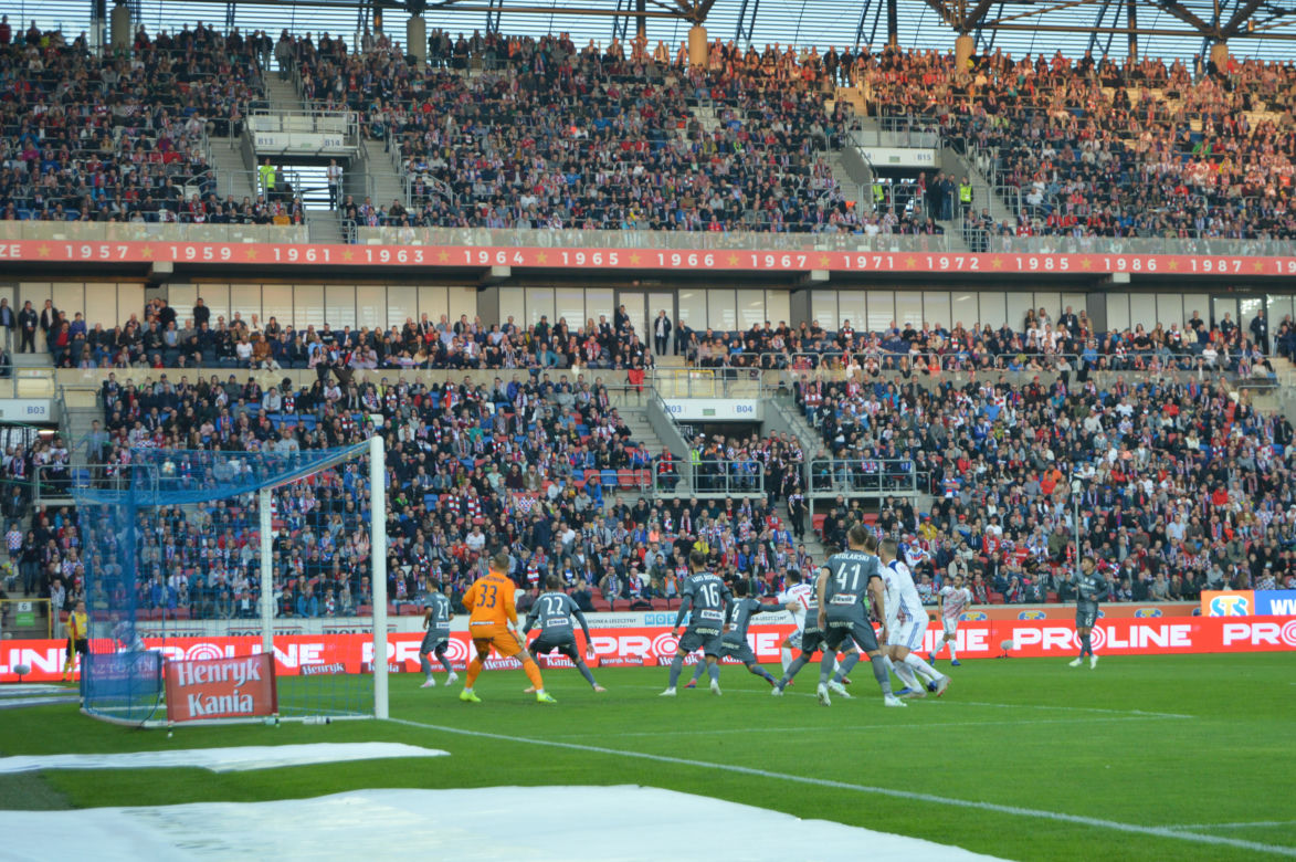 Górnik Zabrze - Legia Warszawa 1:2. Niewykorzystane sytuacje się mszczą [ZDJĘCIA KIBICÓW]