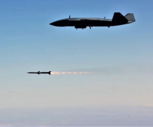 MQ-28A Ghost Bat odpalił pocisk AMRAAM