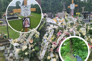 Barwinek. Grób 18-letniej Eweliny w morzu kwiatów i zniczy.  Ten widok rozdziera serce [ZDJĘCIA]