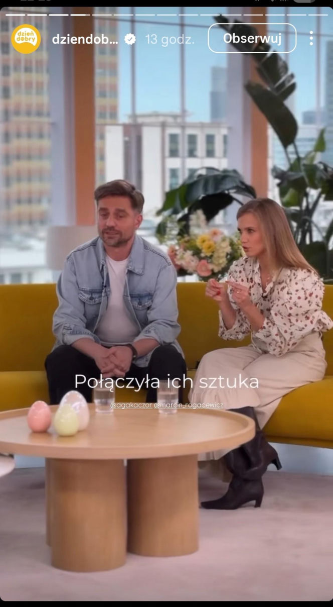 W takich spodniach przyszła do "DDTVN". Agnieszka Kaczorowska zachwyciła wiosenną stylizacją