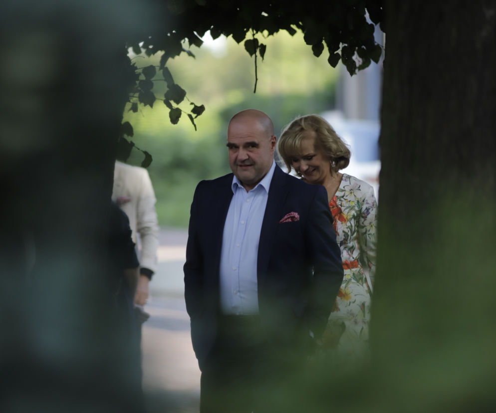 Cezary Zak z żoną