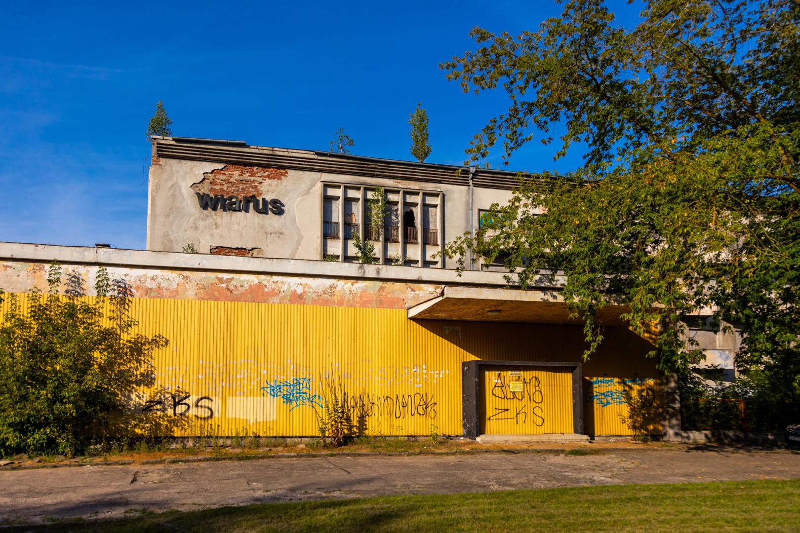 Opuszczone sanatorium wojskowe Wiarus w Ciechocinku