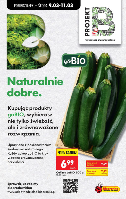 Biedronka - gazetka promocyjna 9.03.2026