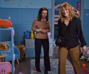 Barwy szczęścia odc. 2082. Iza Małek (Agnieszka Warchulska), Kasia (Katarzyna Glinka)