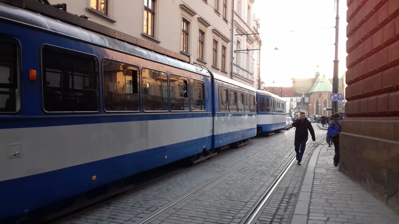 Wykolejenie tramwaju w Krakowie