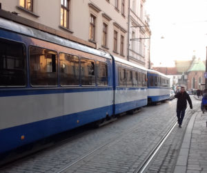 Wykolejenie tramwaju w Krakowie