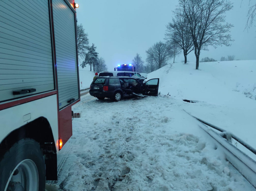 Atak zimy w woj. podlaskim [25.01.2021]