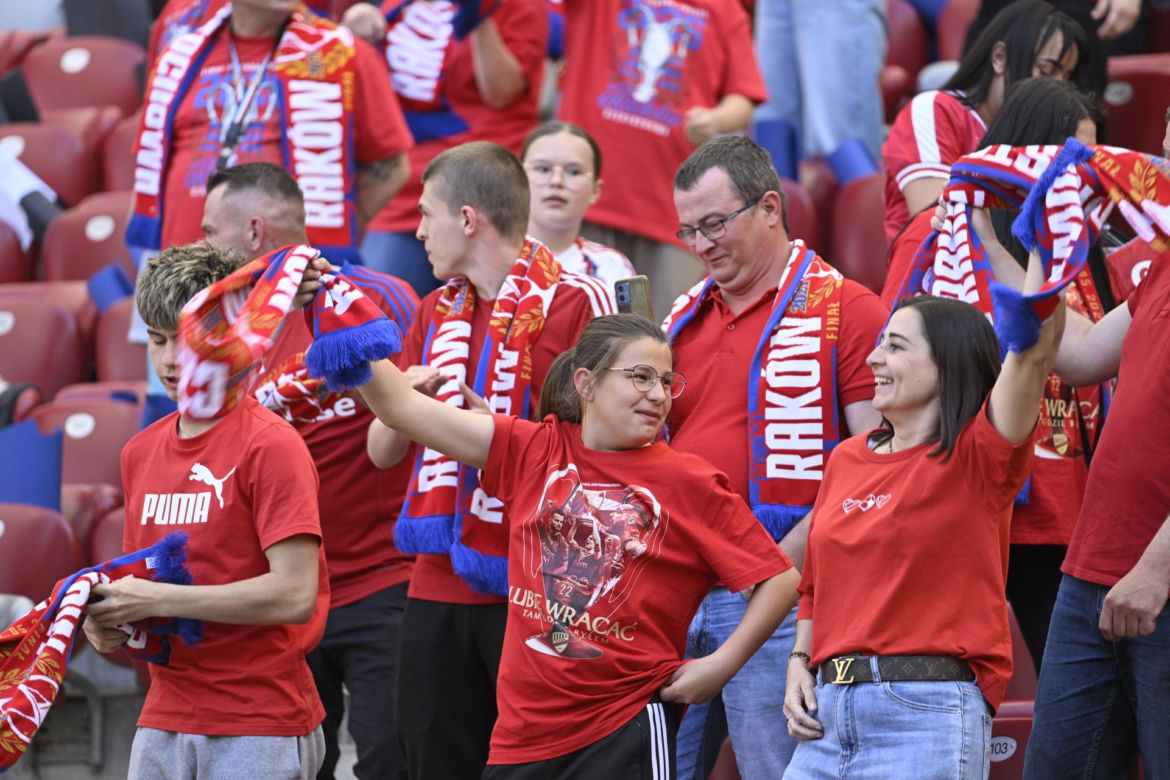 Kibice na finale Pucharu Polski: Górnik - Raków