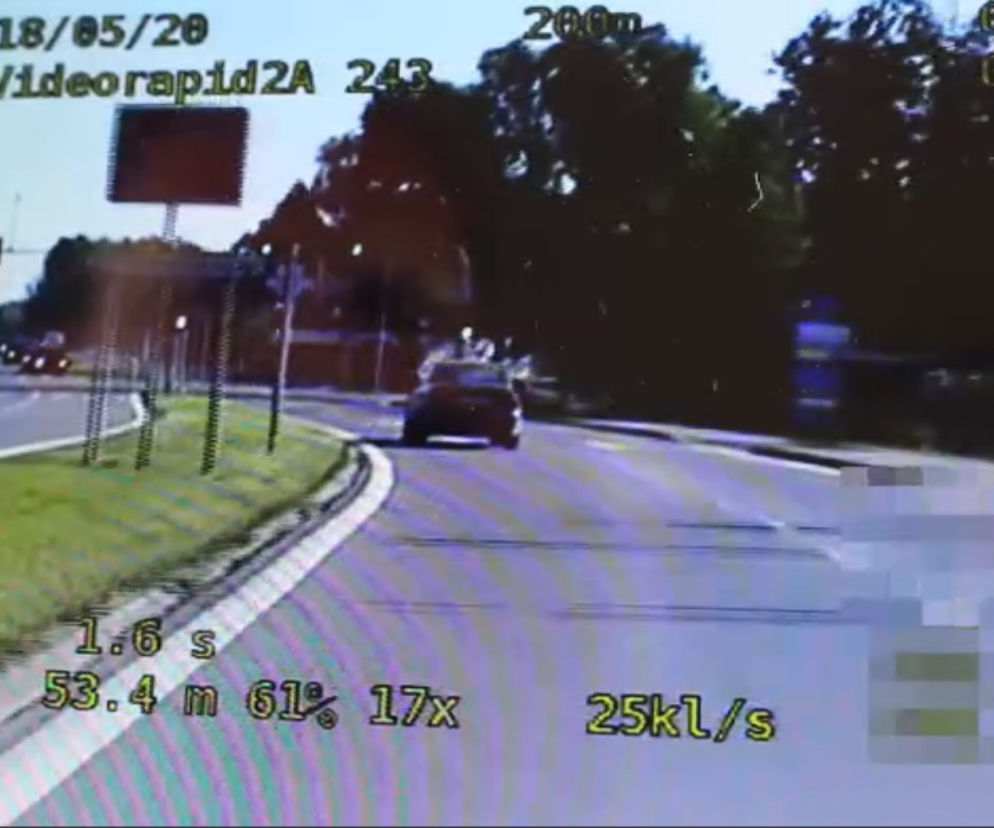 Pędził jak szalony passatem po Wisłostradzie w Tarnobrzegu. Trafił w ręce policji