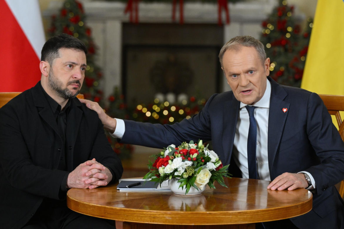 Wołodymyr Zełenski, Donald Tusk