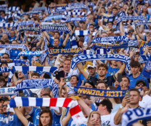 Kibice na meczu Lech Poznań - Wisła Płock