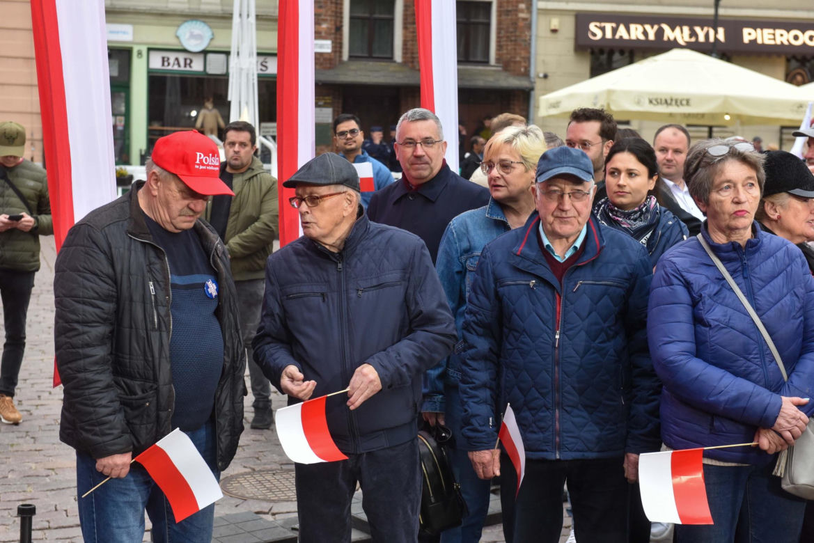 Karol Nawrocki przyjechał do Torunia. Fotorelacja ze spotkania