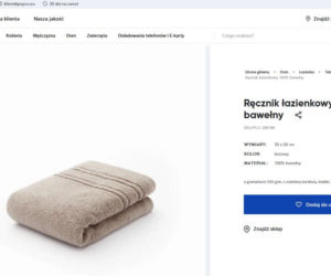 MEGA tanie ręczniki w Pepco