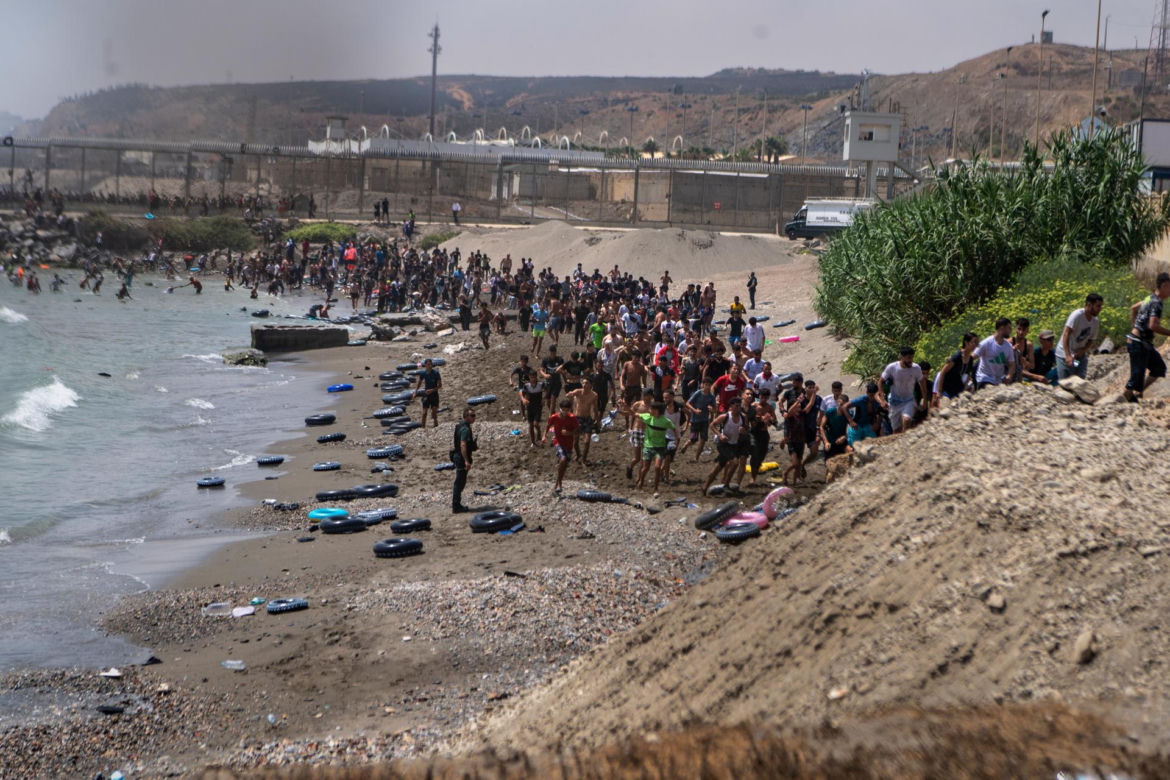 Szturm migrantów na Hiszpanię