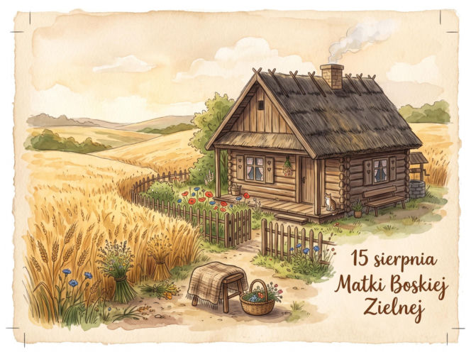 Kartki na dzień dobry 15 sierpnia
