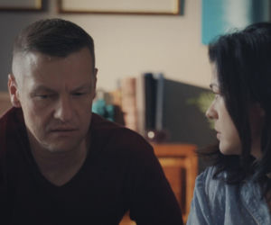 M jak miłość, odcinek 1893. Kinga (Katarzyna Cichopek), Piotrek (Marcin Mroczek)