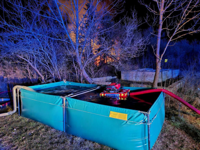 Pożar w pow. bialskim