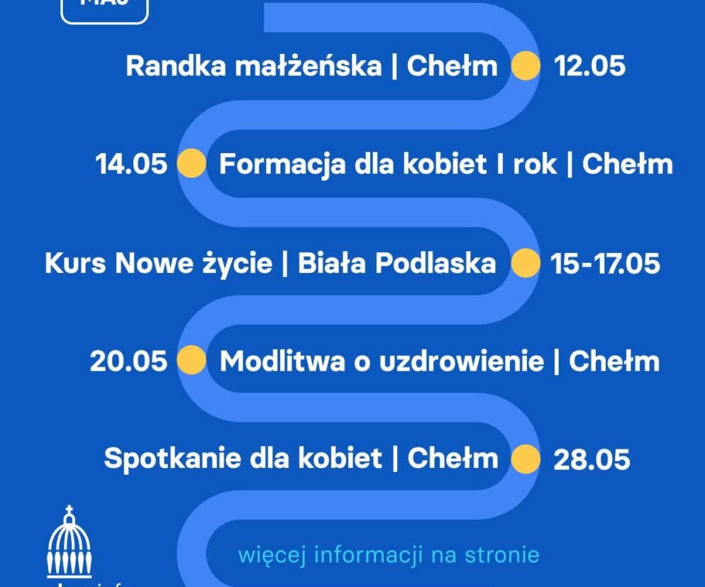 Chełmskie Centrum Ewangelizacji - plakat wydarzeń