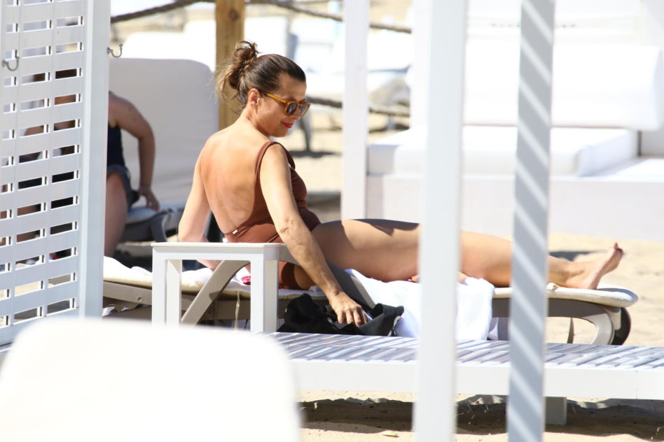 Katarzyna Herman na plaży