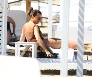 Katarzyna Herman na plaży