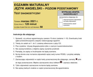 Matura próbna 2021: Język angielski podstawowy. Odpowiedzi i arkusze sprawdzisz tutaj [CKE ODPOWIEDZI PYTANIA]