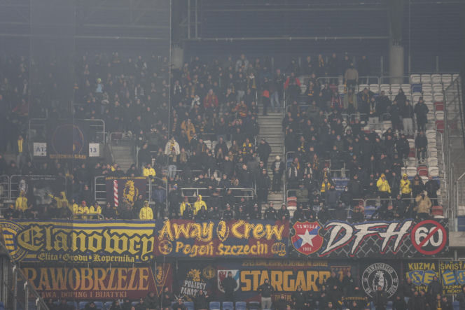 Górnik Zabrze - Pogoń Szczecin: Zdjęcia kibiców z meczu 22. kolejki PKO BP Ekstraklasy