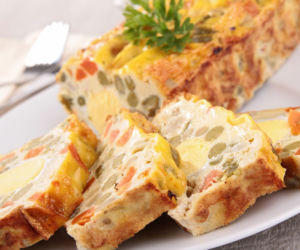 Pasztet z jajek z pieczarkami