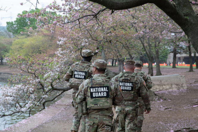 Gwardia Narodowa USA na ulicach stolicy