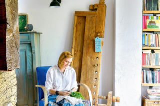 Wnętrze łemkowskiej chaty