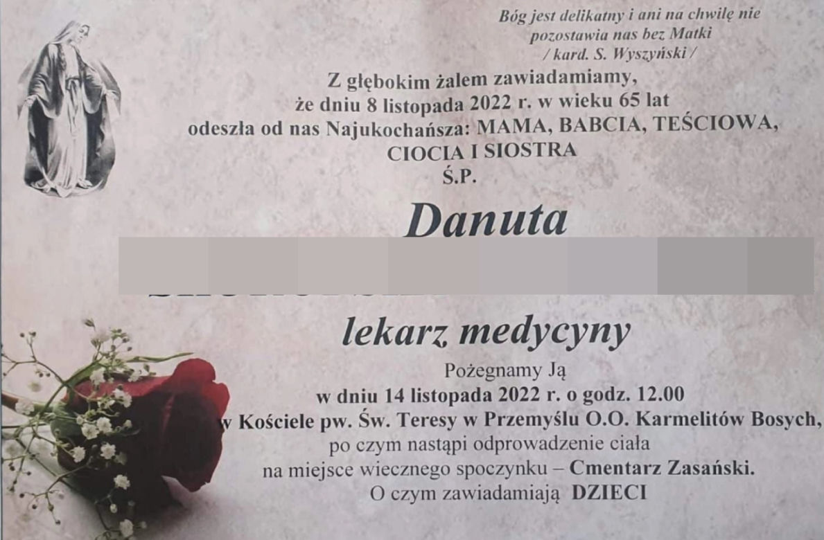 Podkarpackie. Ratownicy pożegnali zmarłą lekarkę [GALERIA]