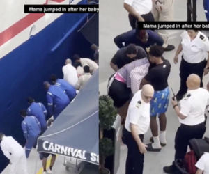 Dziecko spadło ze statku, matka skoczyła za nim! Dramat na Bahamach
