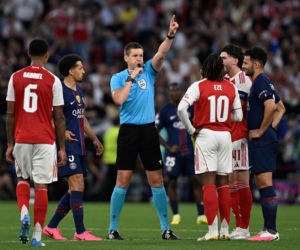 Liga mistrzów. Mecz PSG - Arsenal