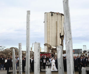 Leon XIV modlił się w miejscu wybuchu w porcie w Bejrucie z 2020 roku