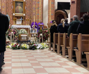 Pogrzeb milionera Karola Kani ze Śląska, który zginął  w katastrofie lotniczej w Pszczynie