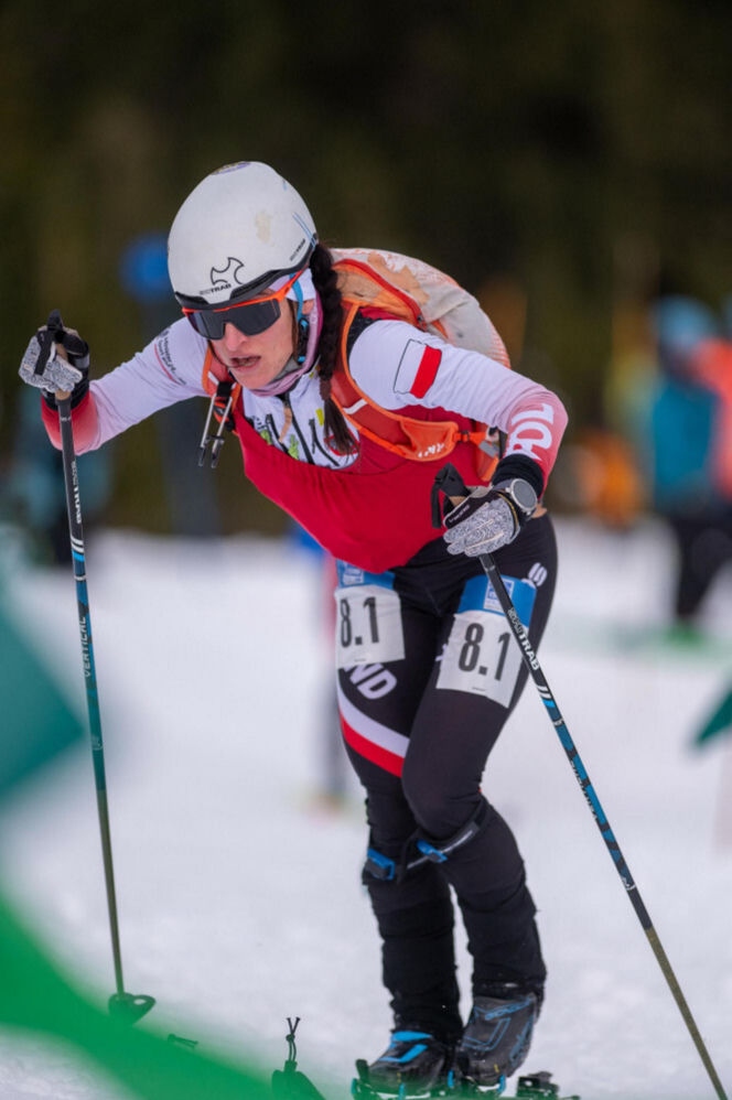 Iwona Januszyk zrozpaczona po swoim biegu