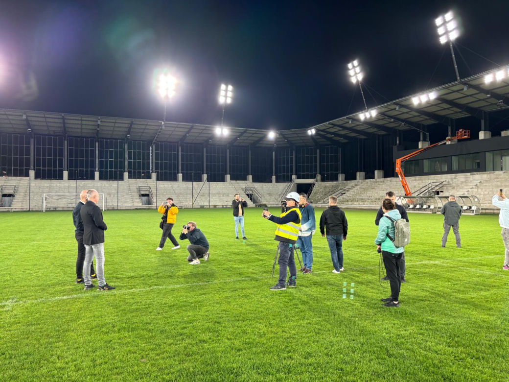 Oświetlenie stadionu przy ul. Kilińskiego w Nowym Sączu 