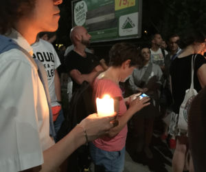 Protest przed domem Jarosława Kaczyńskiego, 22 lipca