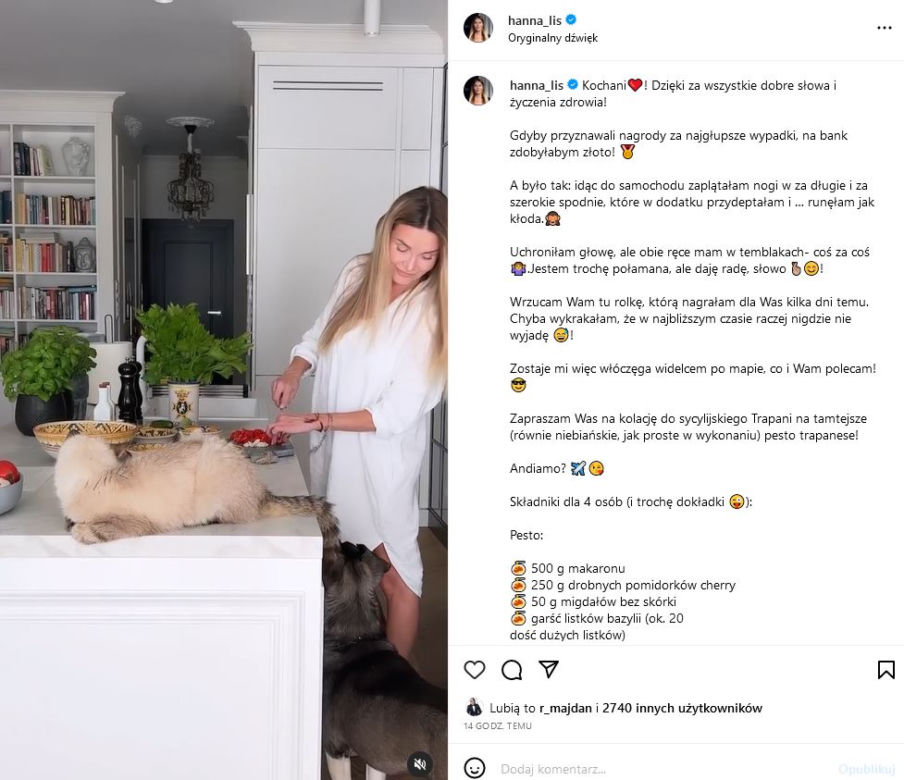 Tak mieszka Hanna Lis
