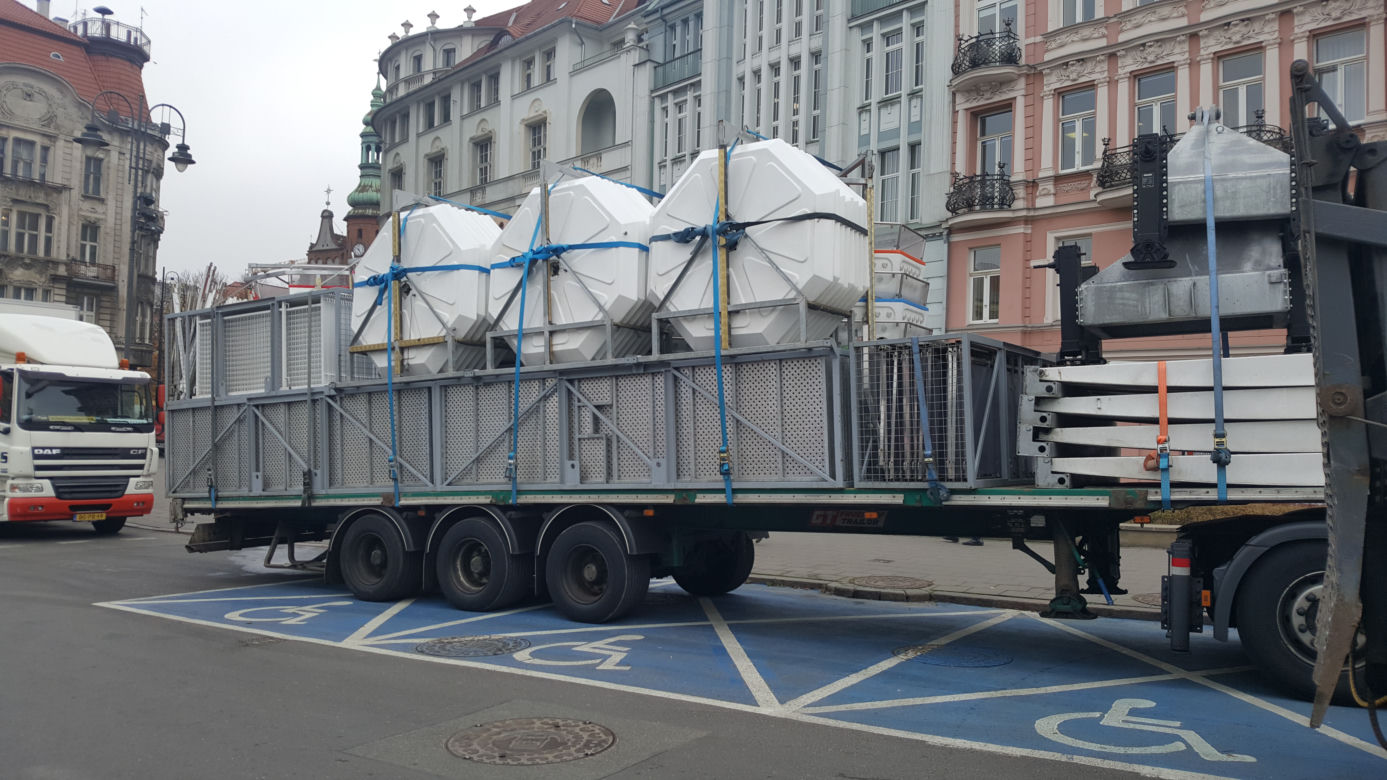 Przygotowania do Bydgoskiego Jarmarku Świątecznego 2019