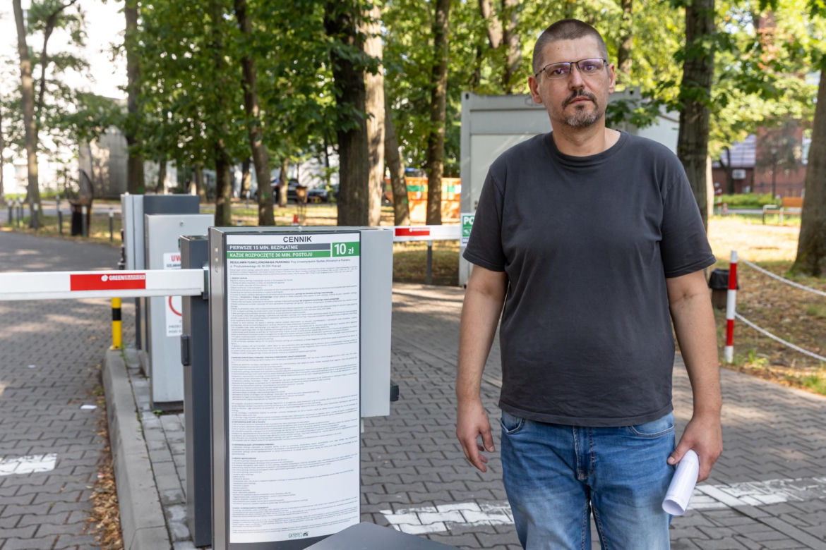 Zapłaciłem 1350 zł za parking pod szpitalem