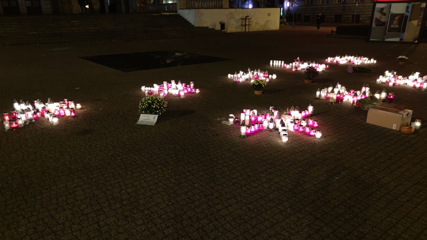Strajk Kobiet na placu Wolności