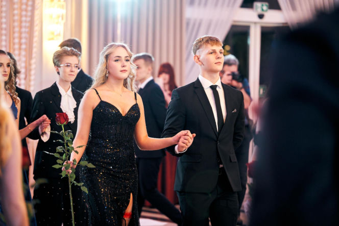 Studniówka siedleckiej Królówki 2026 - walc i polonez