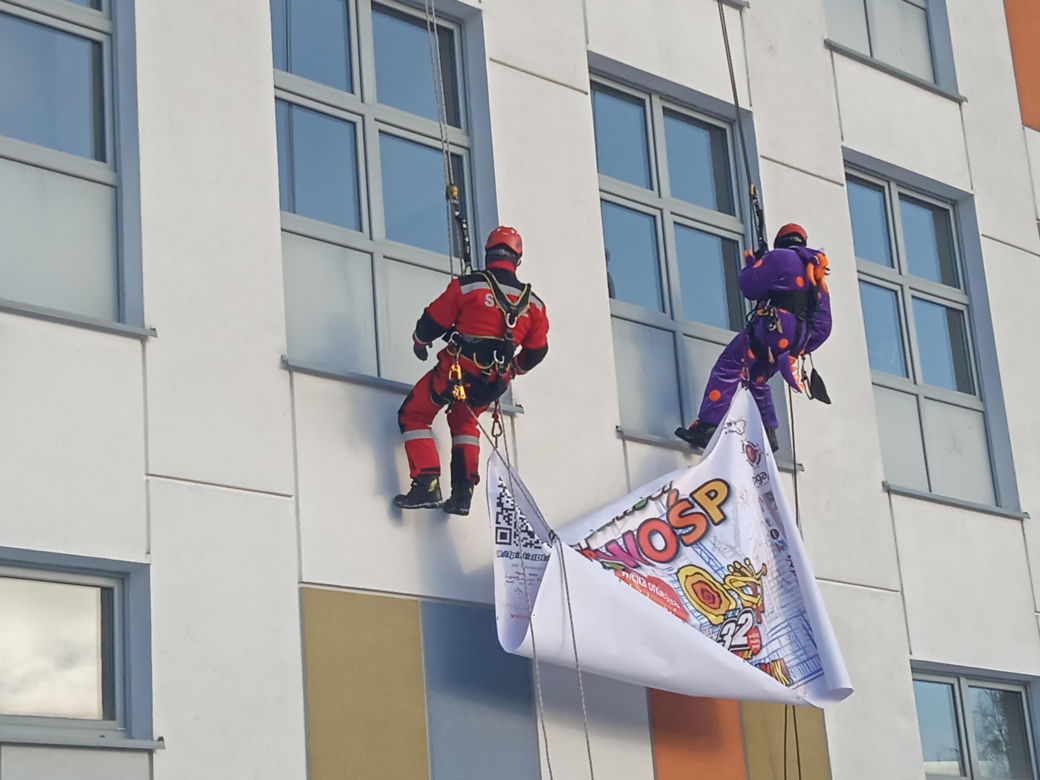 Alpiniści dla WOŚP. Olsztyn 2024